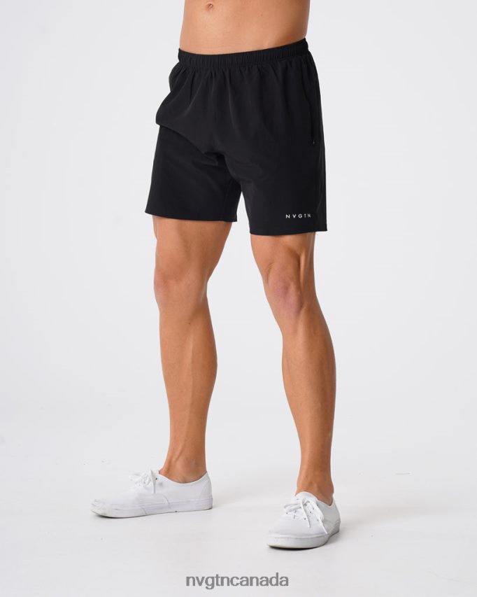 NVGTN Bottoms Men Flex Shorts Black HJXFTJ777
