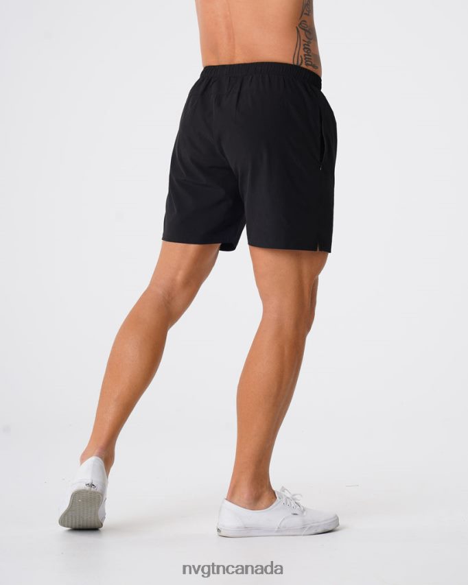 NVGTN Bottoms Men Flex Shorts Black HJXFTJ777