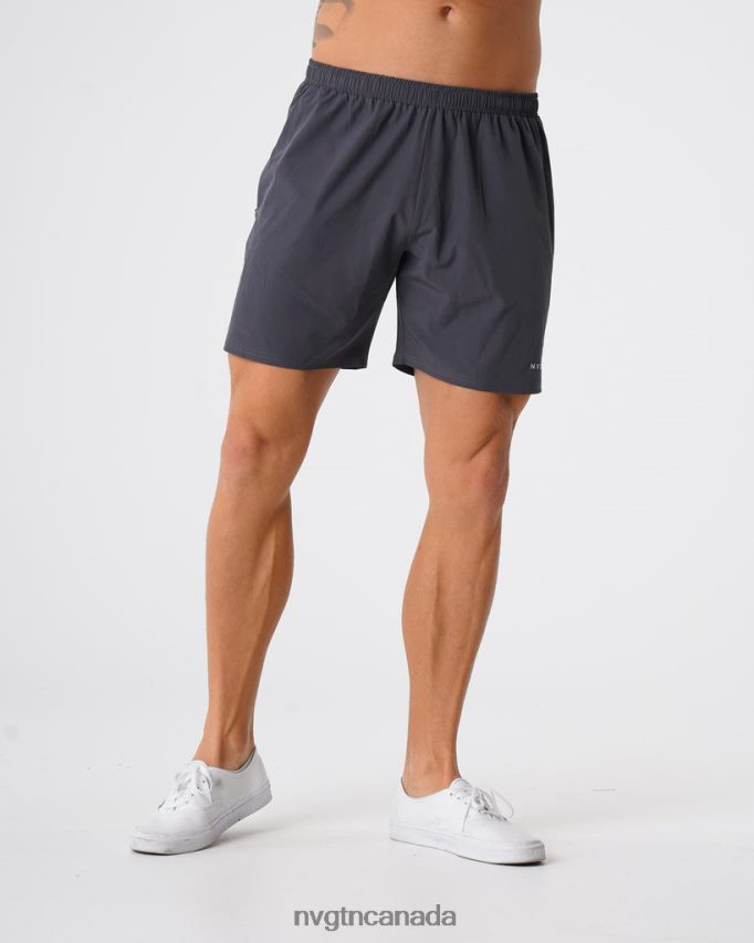 NVGTN Bottoms Men Flex Shorts Charcoal HJXFTJ780