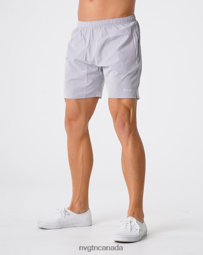 NVGTN Bottoms Men Flex Shorts Grey HJXFTJ778
