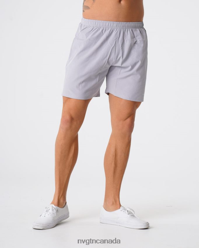 NVGTN Bottoms Men Flex Shorts Grey HJXFTJ778