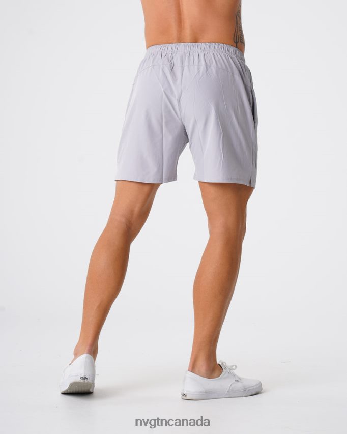 NVGTN Bottoms Men Flex Shorts Grey HJXFTJ778