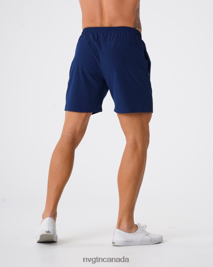 NVGTN Bottoms Men Flex Shorts Navy HJXFTJ781