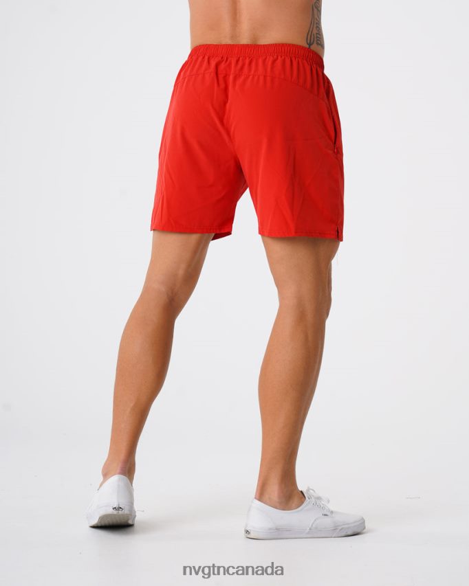 NVGTN Bottoms Men Flex Shorts Red HJXFTJ804