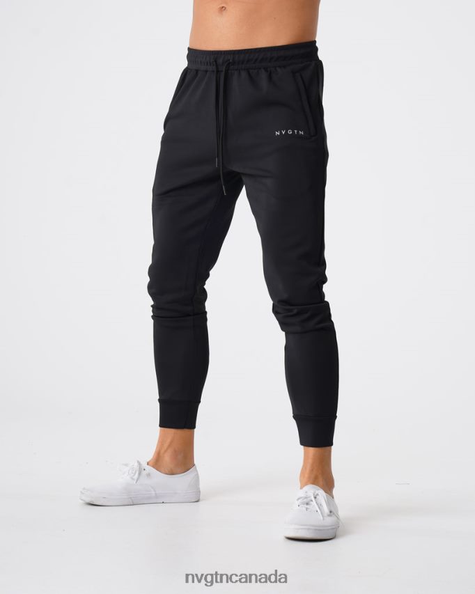 NVGTN Bottoms Men Track Joggers Black HJXFTJ796