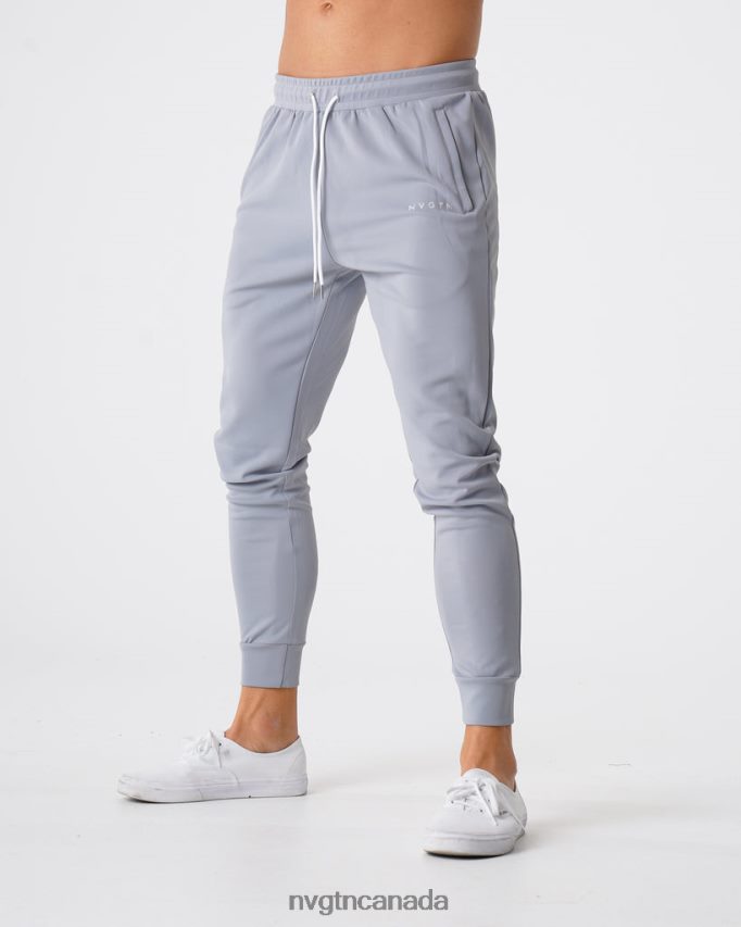 NVGTN Bottoms Men Track Joggers Grey HJXFTJ797