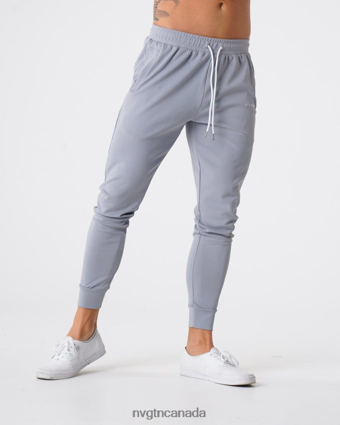 NVGTN Bottoms Men Track Joggers Grey HJXFTJ797