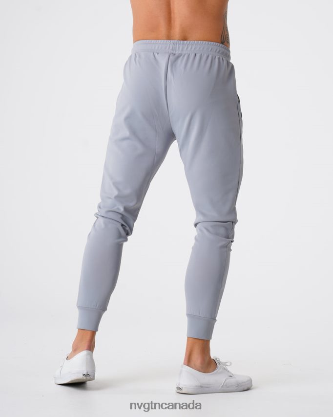 NVGTN Bottoms Men Track Joggers Grey HJXFTJ797
