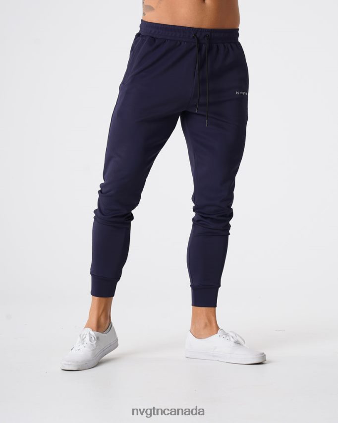 NVGTN Bottoms Men Track Joggers Navy HJXFTJ798