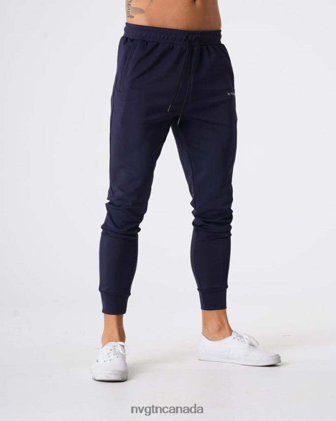NVGTN Bottoms Men Track Joggers Navy HJXFTJ798