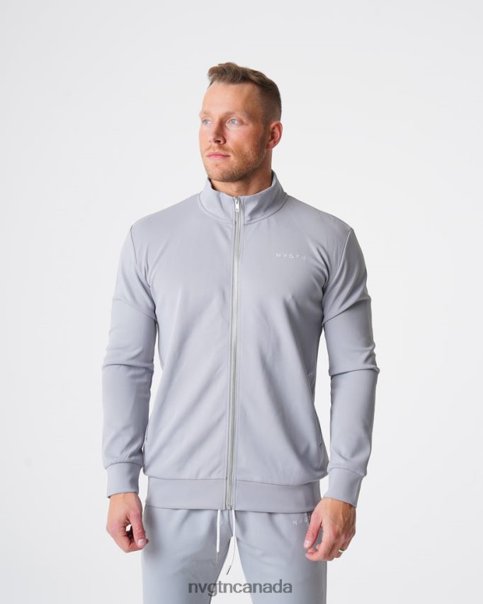 NVGTN Tops Men Track Jacket Grey HJXFTJ794