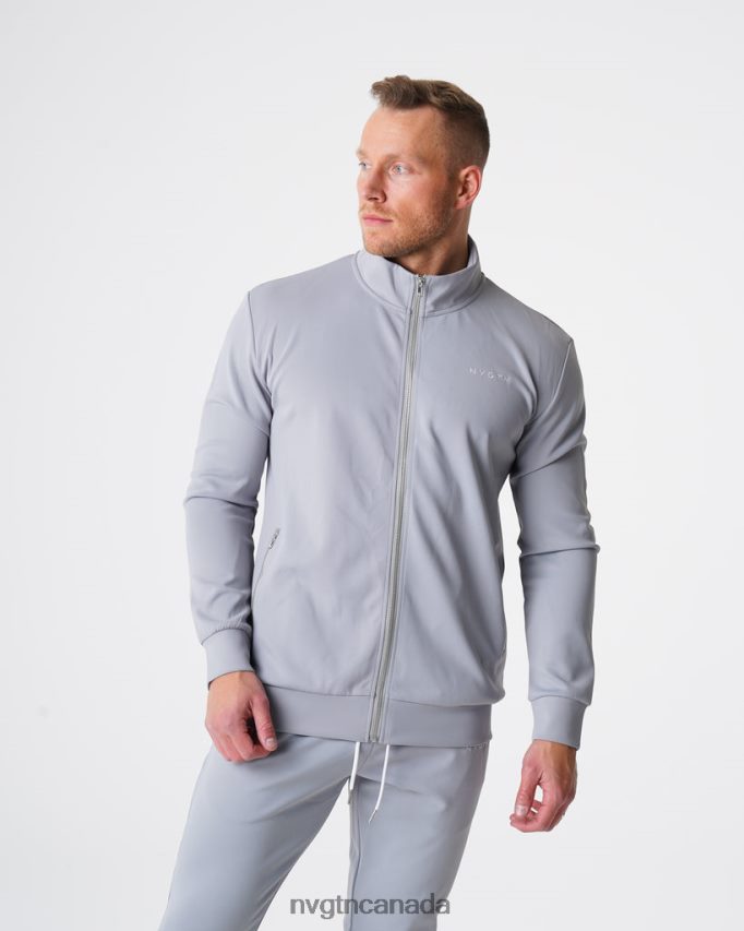 NVGTN Tops Men Track Jacket Grey HJXFTJ794