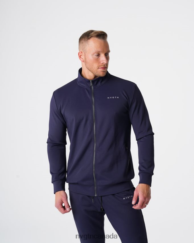 NVGTN Tops Men Track Jacket Navy HJXFTJ795