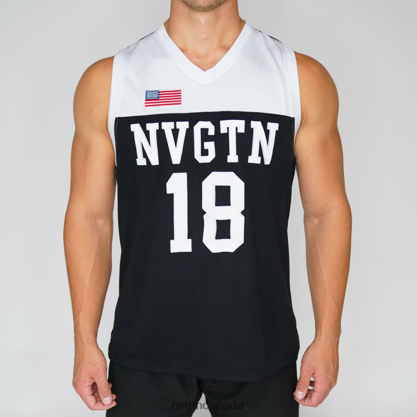 NVGTN Tops Men Jersey Black HJXFTJ805