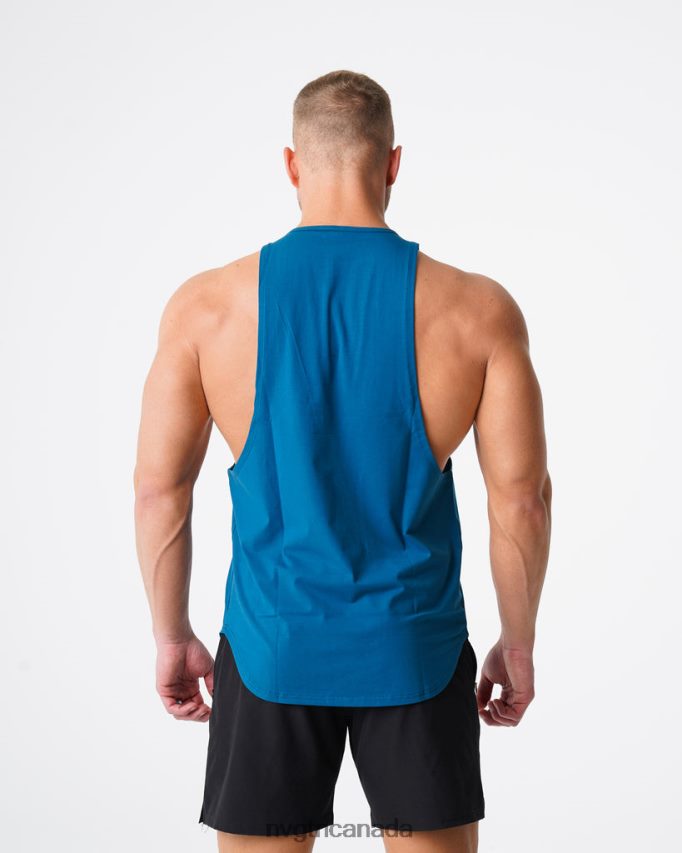 NVGTN Tops Men Pulse Edge Tank French Blue HJXFTJ801