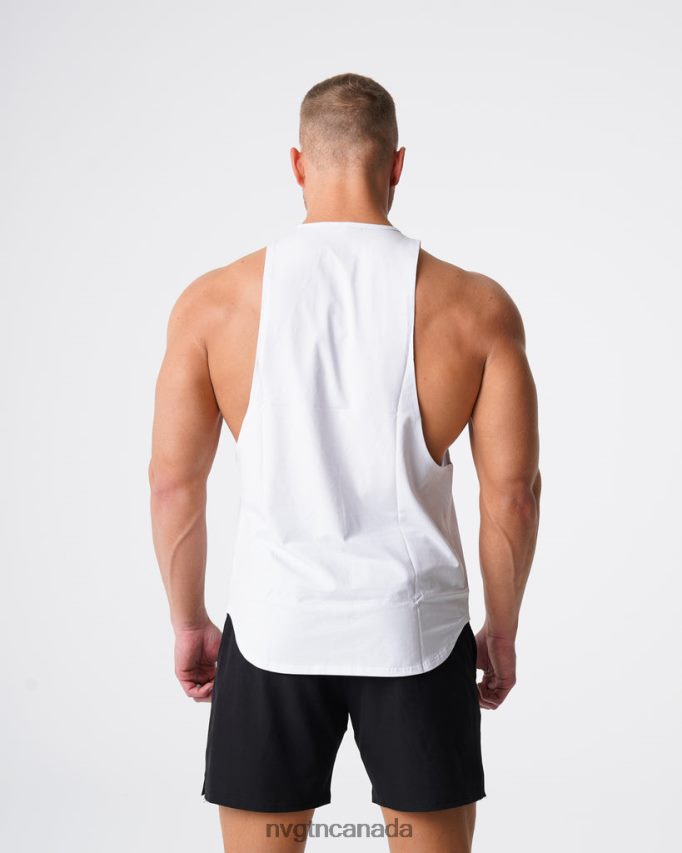 NVGTN Tops Men Pulse Edge Tank White HJXFTJ773