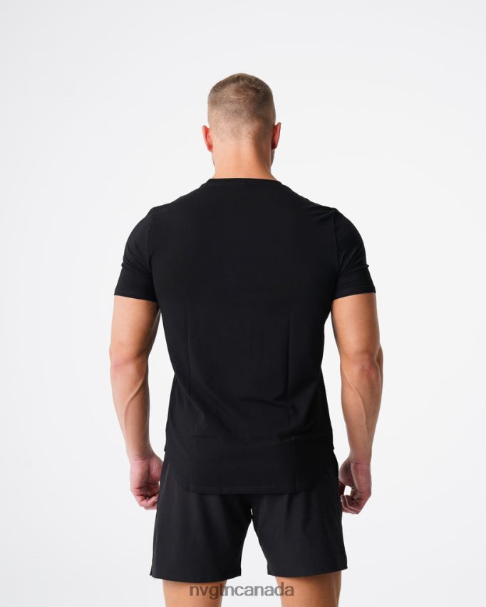 NVGTN Tops Men Pulse Fitted Tee Black HJXFTJ767