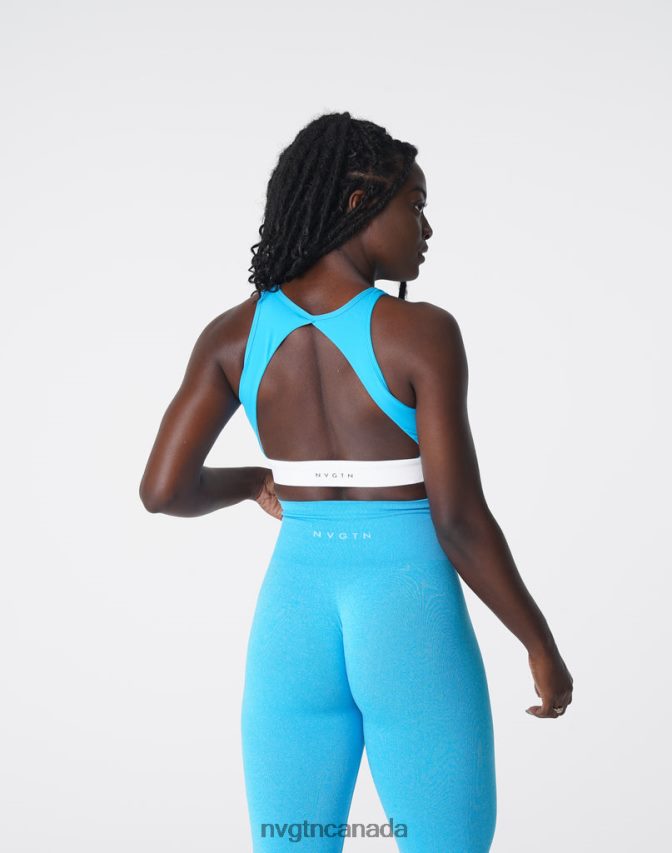 NVGTN Fitness Women Agility Bra Caribbean HJXFTJ175