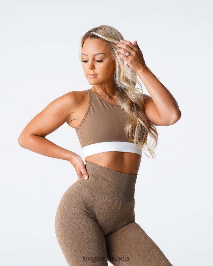 NVGTN Fitness Women Agility Bra Mocha HJXFTJ177
