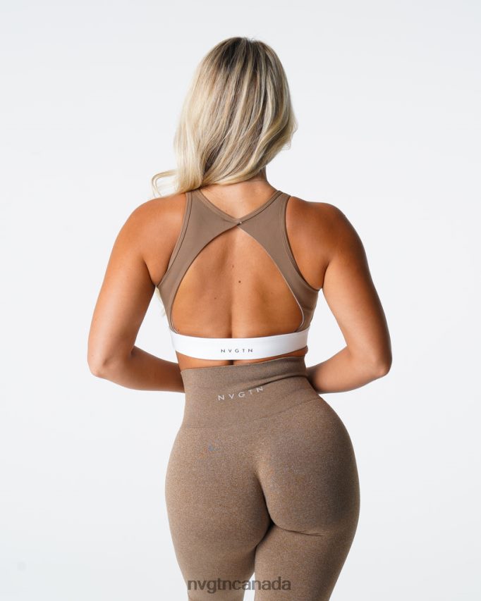 NVGTN Fitness Women Agility Bra Mocha HJXFTJ177