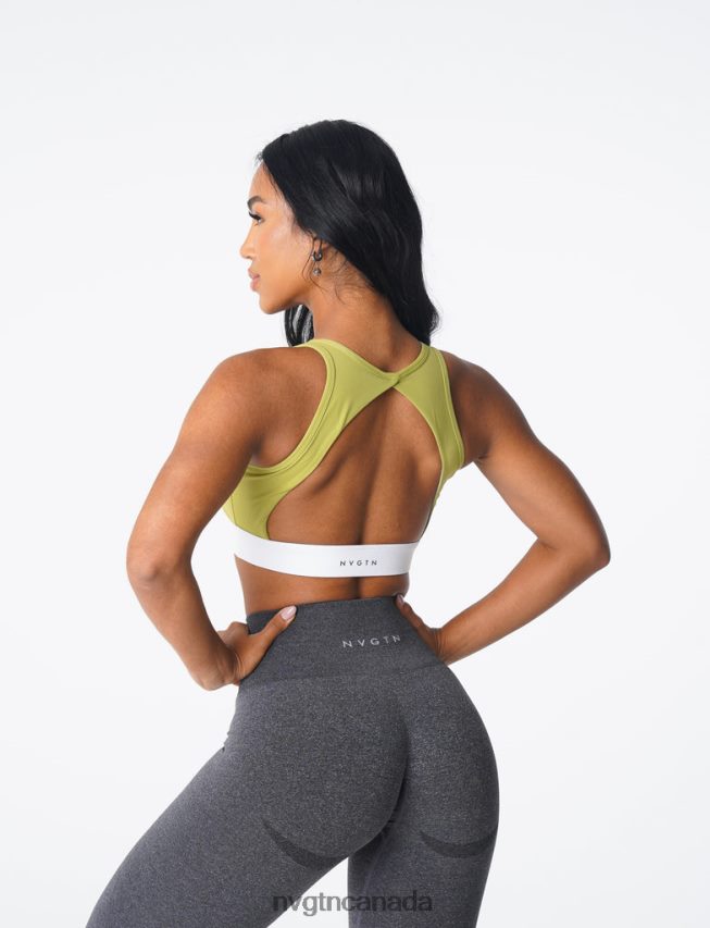 NVGTN Fitness Women Agility Bra Olive HJXFTJ176