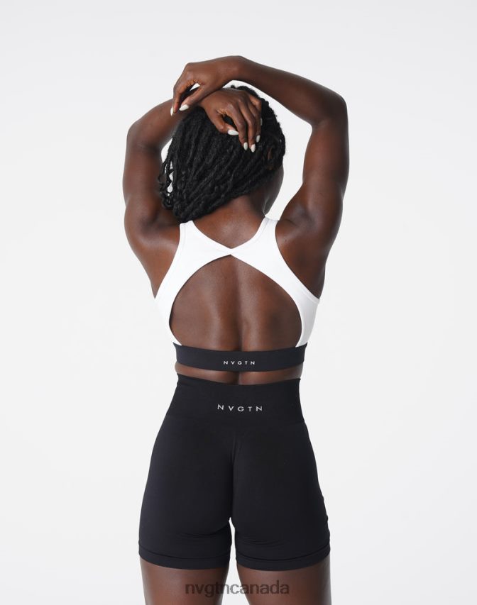 NVGTN Fitness Women Agility Bra White HJXFTJ174