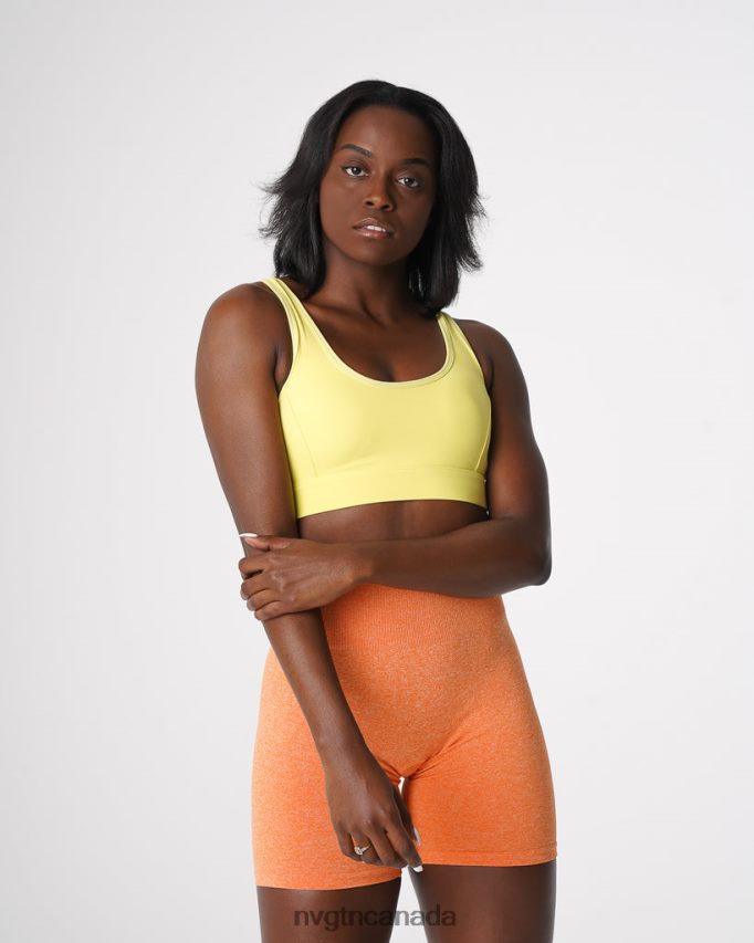 NVGTN Fitness Women Allure Bra Canary Yellow HJXFTJ94