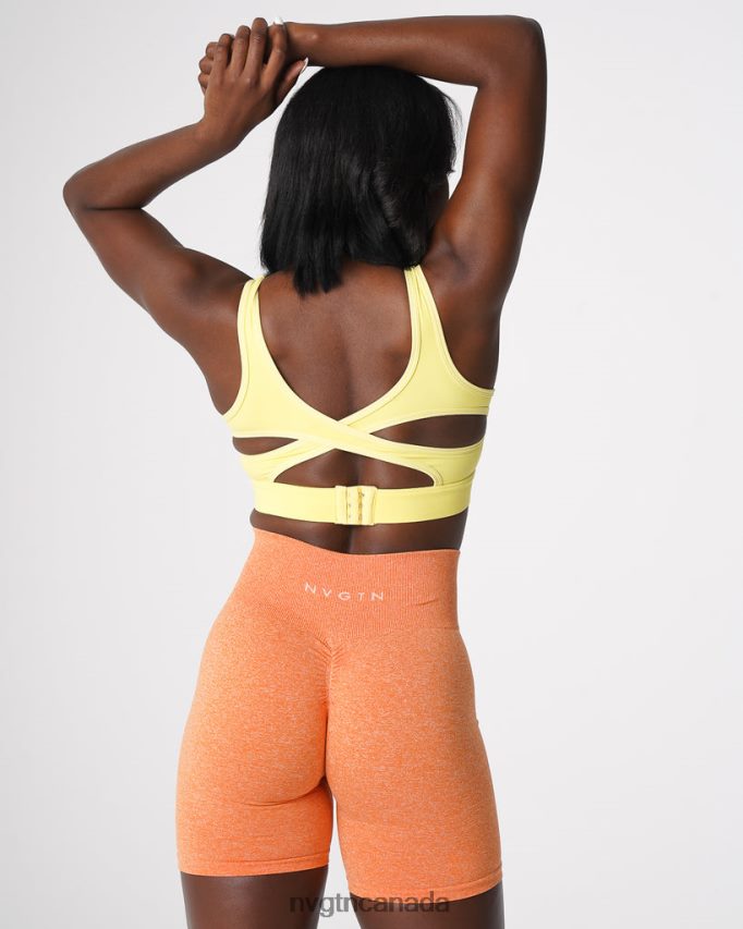 NVGTN Fitness Women Allure Bra Canary Yellow HJXFTJ94