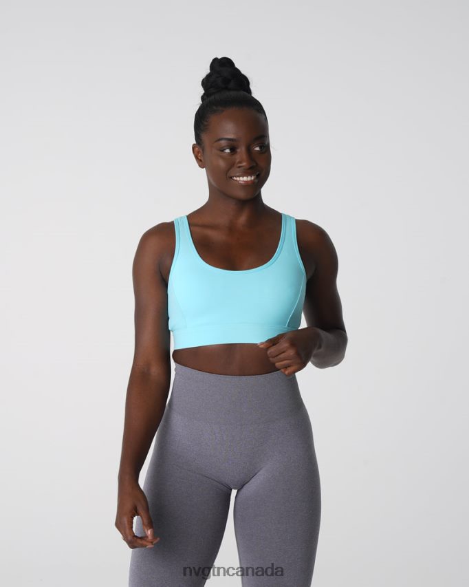 NVGTN Fitness Women Allure Bra Capri Blue HJXFTJ97