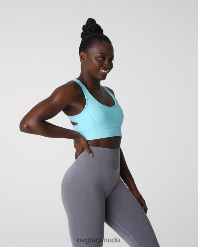 NVGTN Fitness Women Allure Bra Capri Blue HJXFTJ97