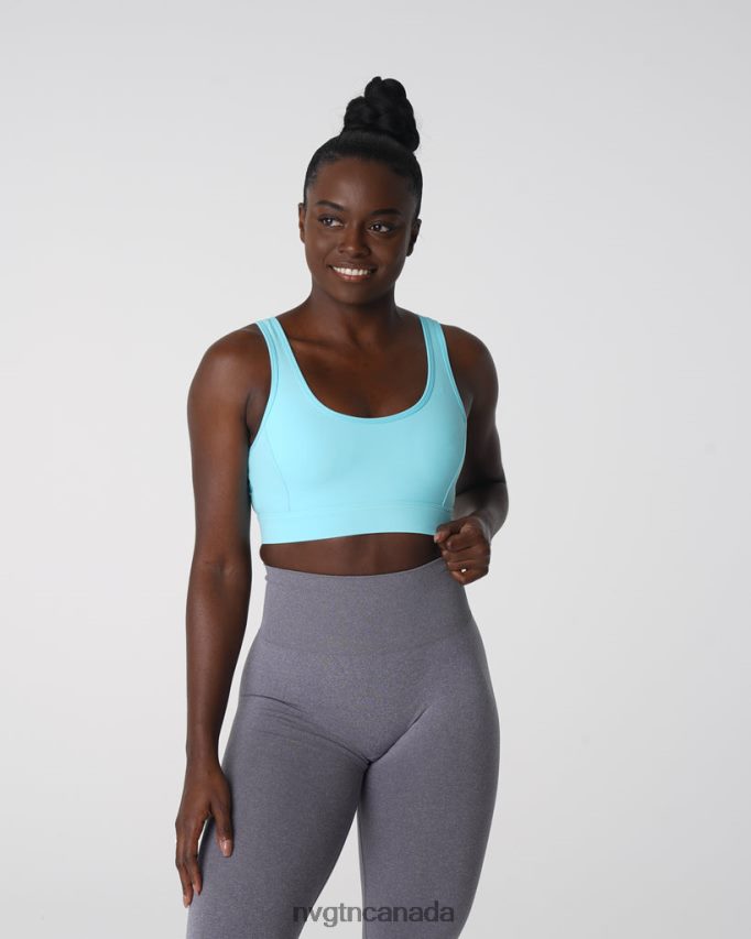 NVGTN Fitness Women Allure Bra Capri Blue HJXFTJ97