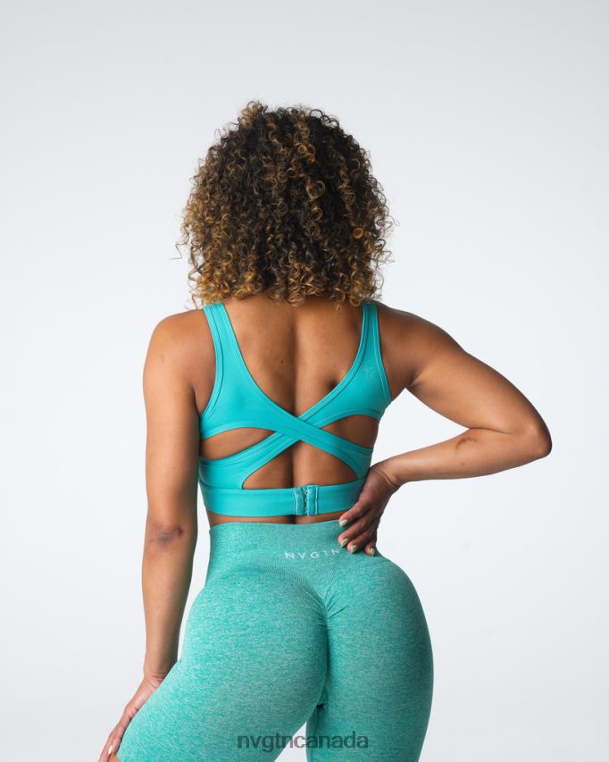NVGTN Fitness Women Allure Bra Turquoise HJXFTJ180