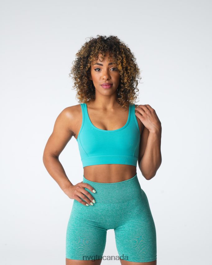 NVGTN Fitness Women Allure Bra Turquoise HJXFTJ180