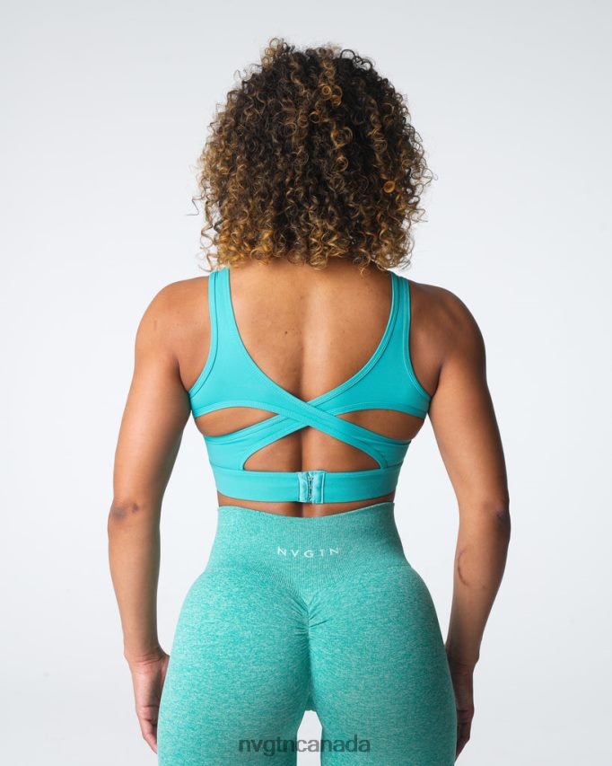 NVGTN Fitness Women Allure Bra Turquoise HJXFTJ180