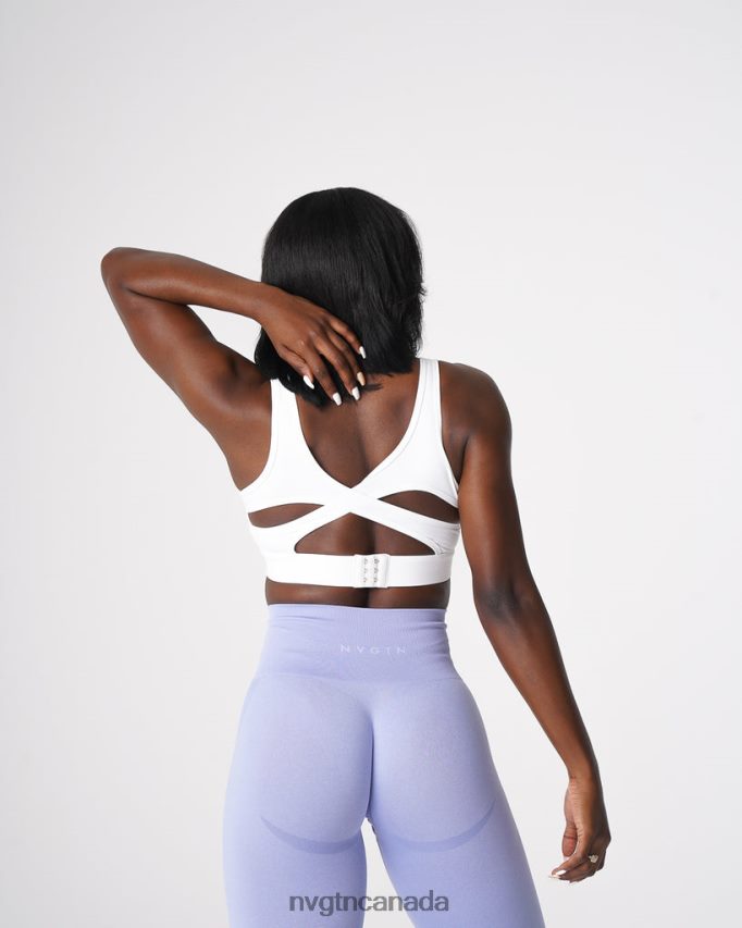 NVGTN Fitness Women Allure Bra White HJXFTJ91