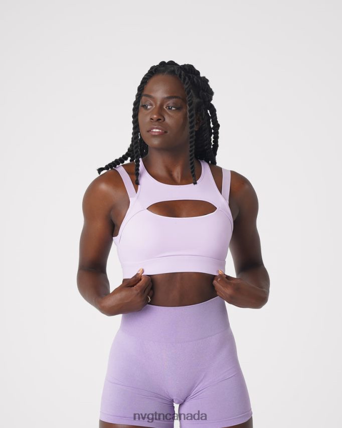 NVGTN Fitness Women Apex Bra Lavender HJXFTJ209