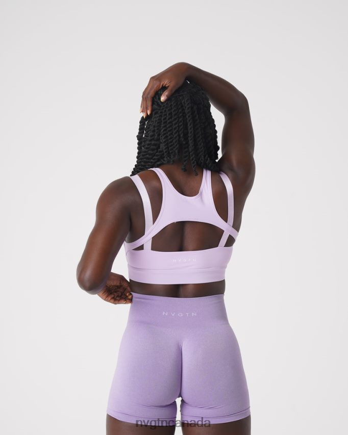 NVGTN Fitness Women Apex Bra Lavender HJXFTJ209