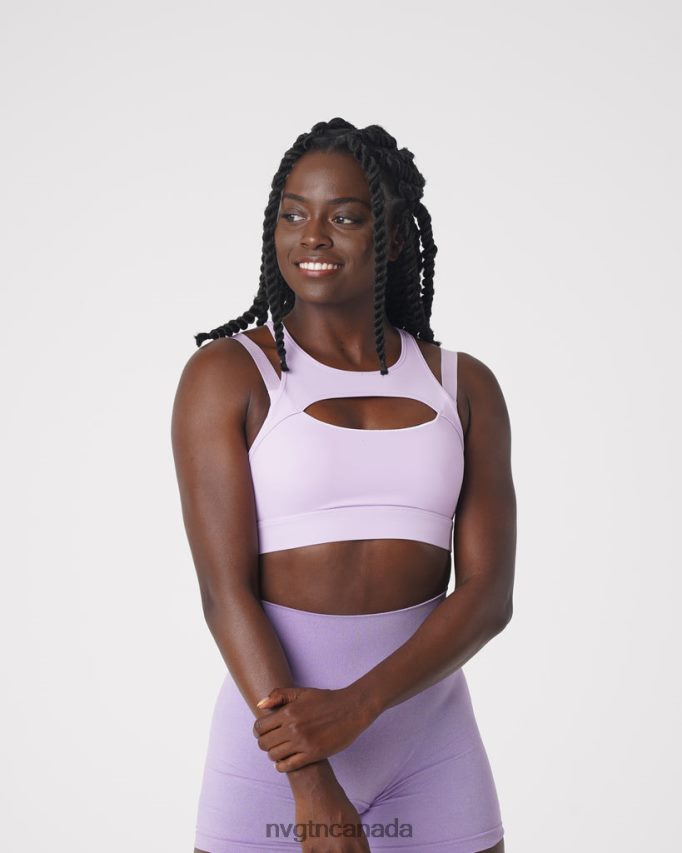 NVGTN Fitness Women Apex Bra Lavender HJXFTJ209