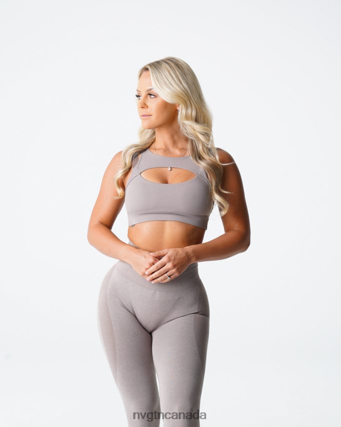NVGTN Fitness Women Apex Bra Taupe HJXFTJ153