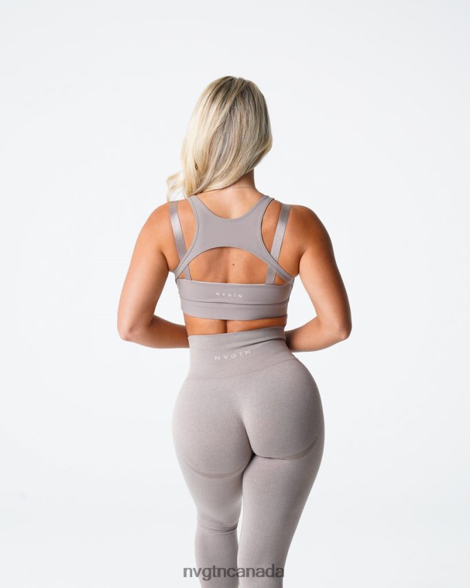 NVGTN Fitness Women Apex Bra Taupe HJXFTJ153
