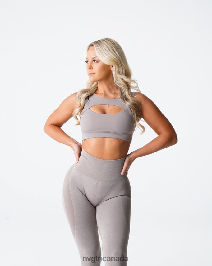 NVGTN Fitness Women Apex Bra Taupe HJXFTJ153