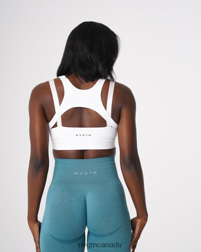 NVGTN Fitness Women Apex Bra White HJXFTJ151