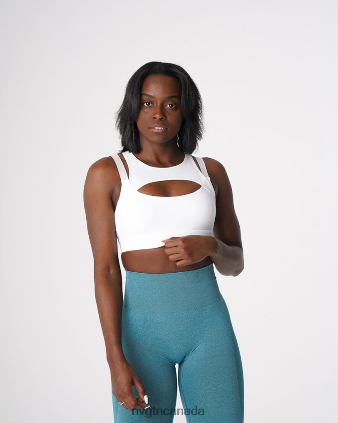 NVGTN Fitness Women Apex Bra White HJXFTJ151