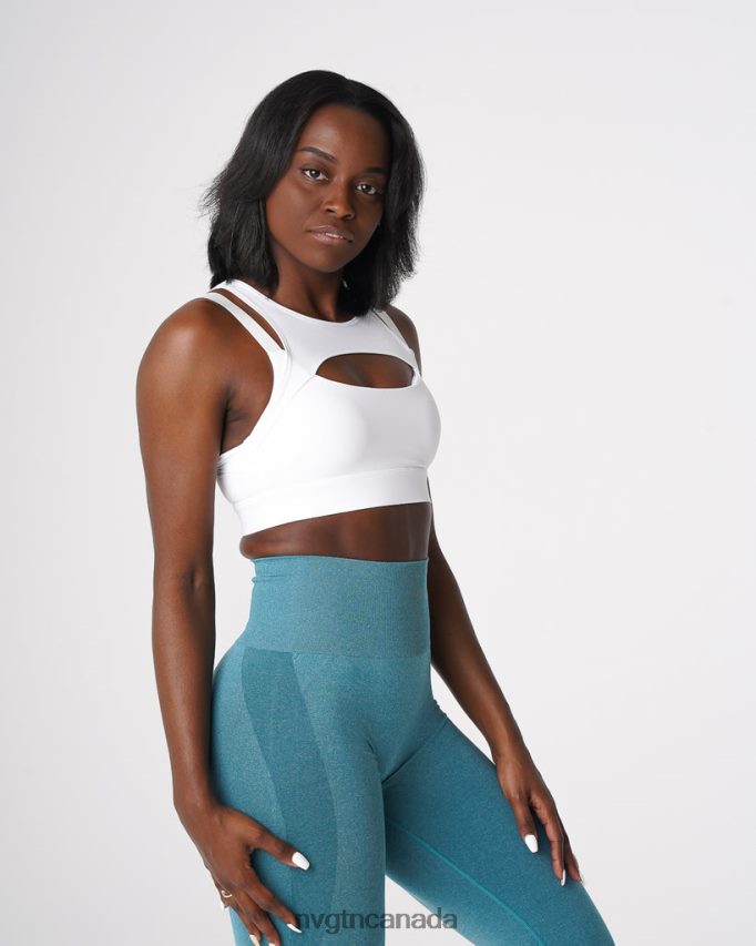NVGTN Fitness Women Apex Bra White HJXFTJ151