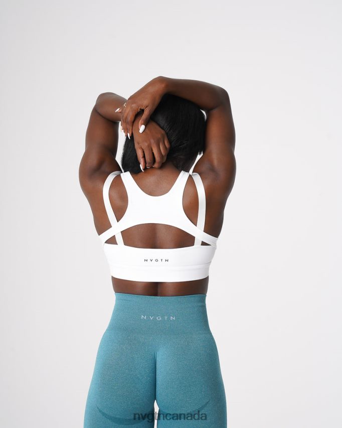 NVGTN Fitness Women Apex Bra White HJXFTJ151