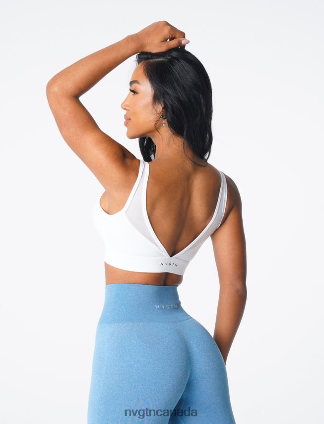 NVGTN Fitness Women Dream Bra White HJXFTJ47