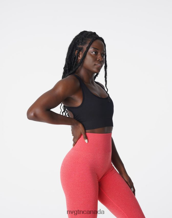 NVGTN Fitness Women Eclipse Seamless Bra Black HJXFTJ107