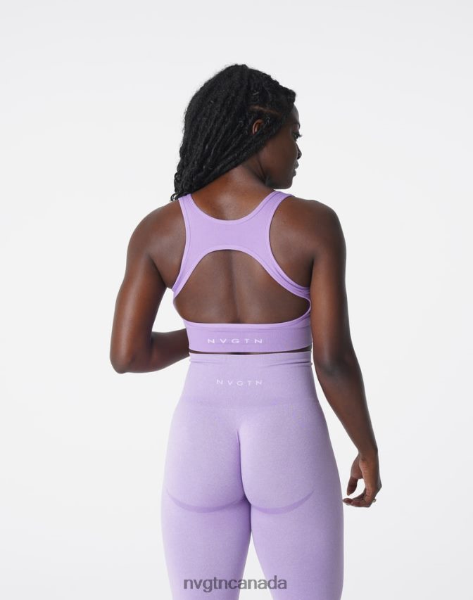 NVGTN Fitness Women Eclipse Seamless Bra Iris HJXFTJ186