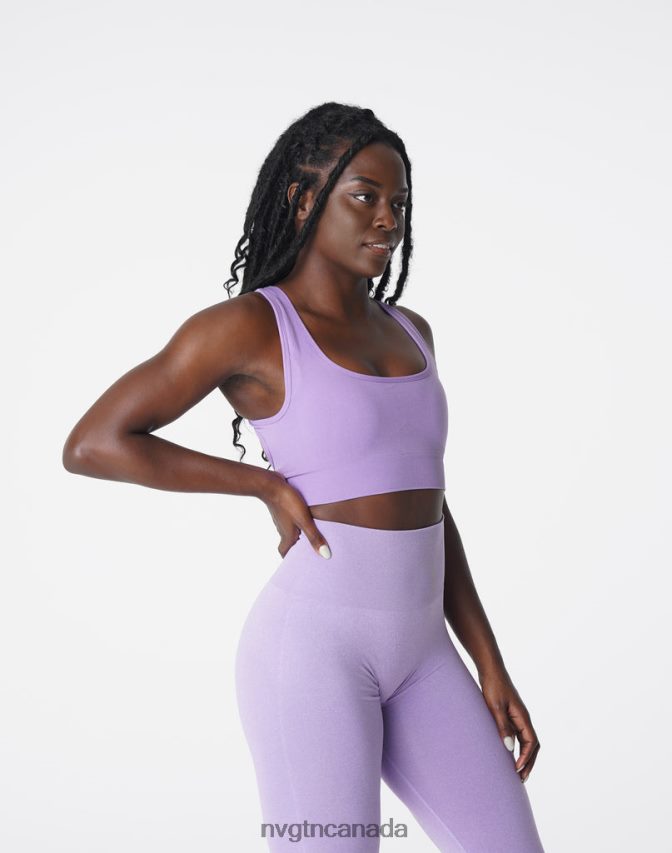 NVGTN Fitness Women Eclipse Seamless Bra Iris HJXFTJ186