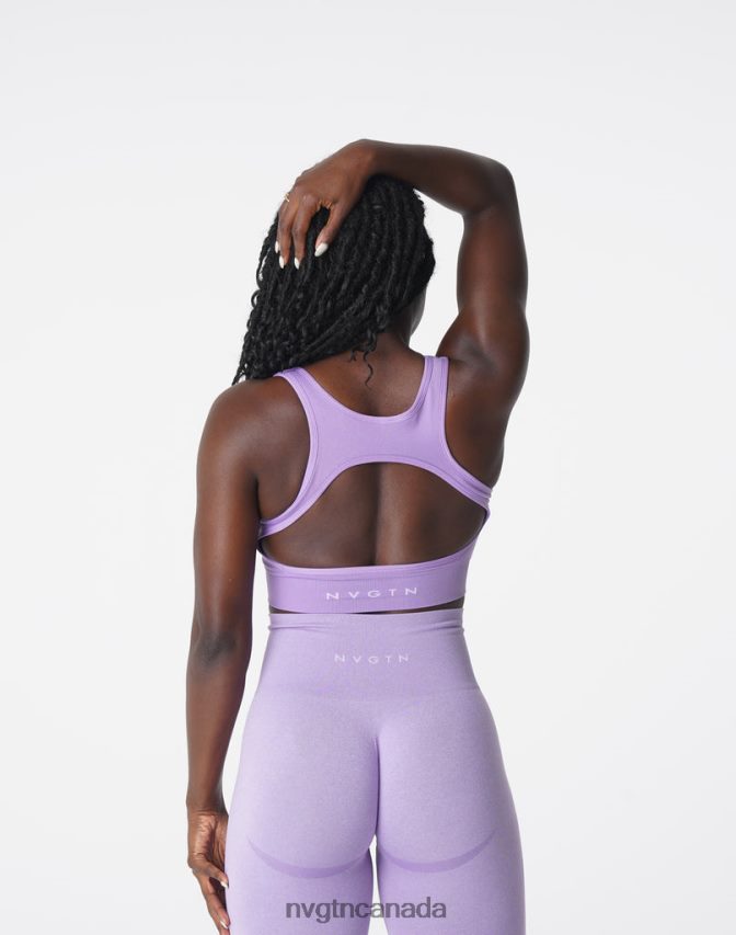 NVGTN Fitness Women Eclipse Seamless Bra Iris HJXFTJ186